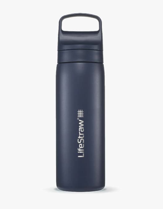 LifeStraw-Go Stainless Steel Water Bottle with Filter 18 oz