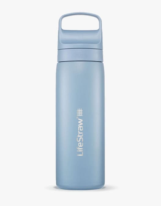 LifeStraw-Go Stainless Steel Water Bottle with Filter 18 oz