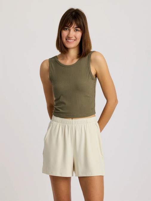 Free Fly-Ribbed Bamboo Tank - Women's