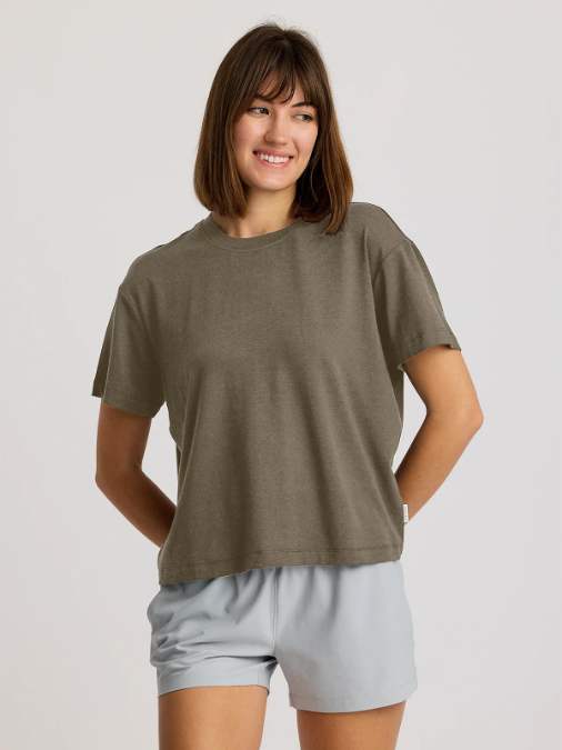 Free Fly-Bamboo Current Boxy Tee - Women's