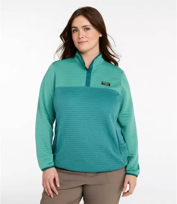 L.L.Bean-Airlight Knit Pullover Colorblock - Women's
