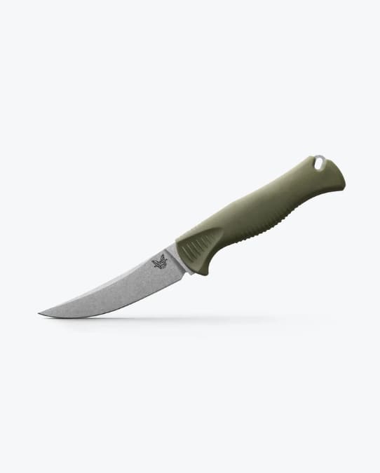 Benchmade-Meatcrafter Dark Olive Santoprene 4