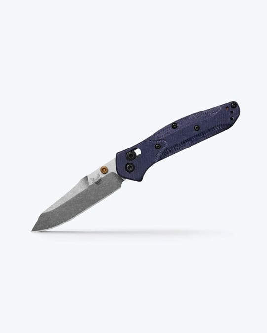 Benchmade-Mini Osborne - Blue Denim Micarta