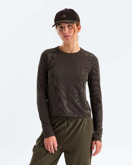 The North Face-Golden Ridge Ribbed Long-Sleeve Tee - Women's