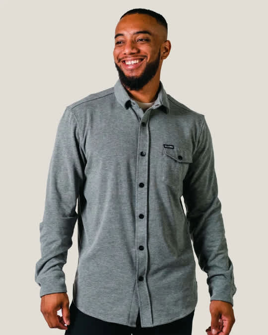 Belong-Sherman Fleece Button Up - Mens