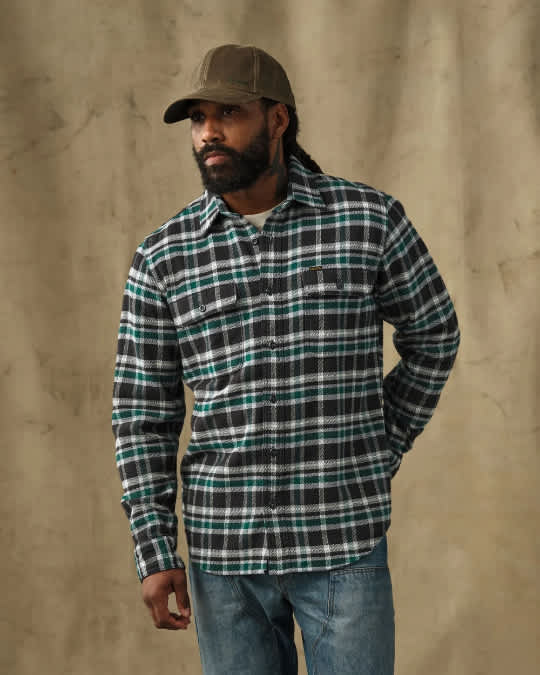 Filson-Vintage Flannel Work Shirt - M