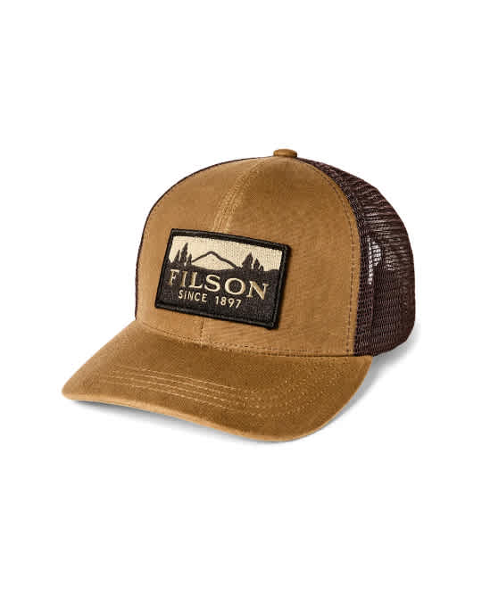 Filson-Scenic Waxed Logger Mesh Cap