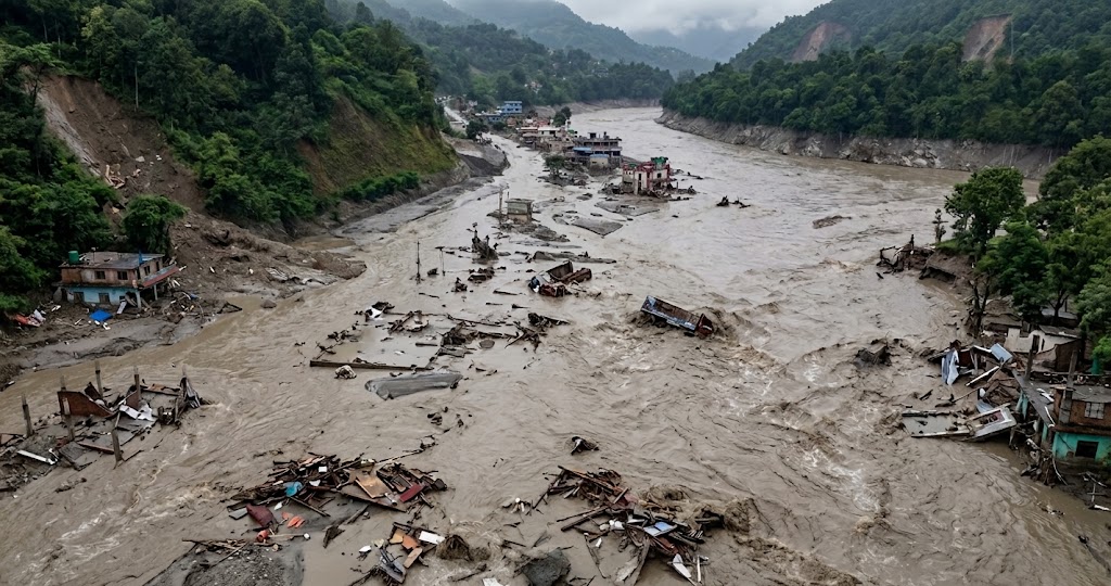 रसुवा बाढीले अर्थतन्त्रमा थप्यो दबाब, आर्थिक वृद्धिमा पर्न सक्छ असर 1