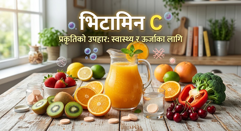 भिटामिन C: शरीरलाई स्वस्थ राख्न किन आवश्यक छ? 1