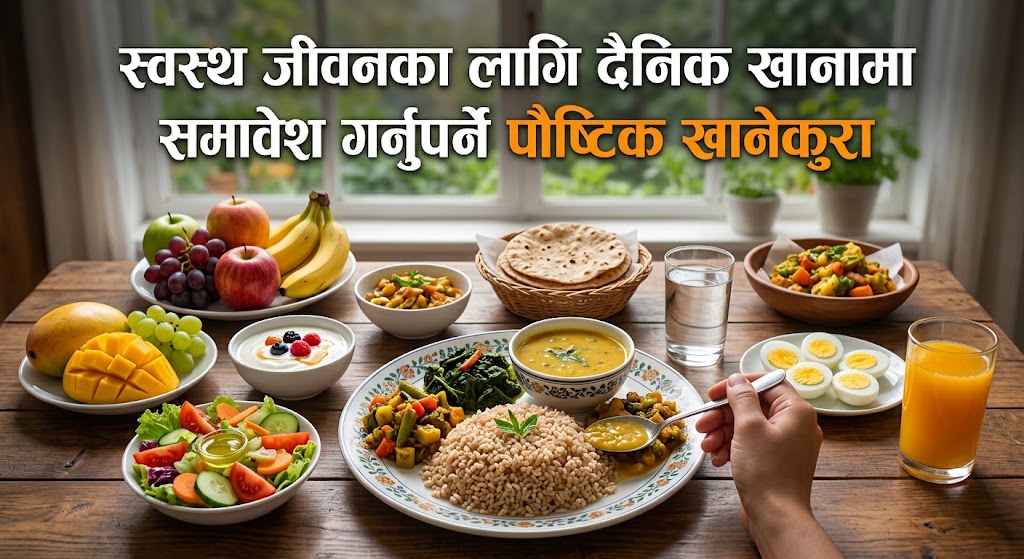 स्वस्थ जीवनका लागि दैनिक खानामा समावेश गर्नुपर्ने पौष्टिक खानेकुरा 1