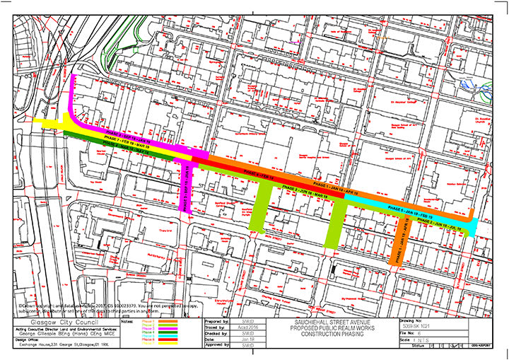 Sauchiehall Avenue Phasing