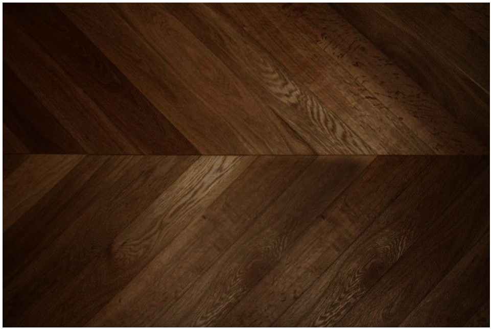 this dark chevron parquet engineered wood flooring has been coffee brushed which makes it a really dark and interesting solution for any room in the home - Dark Wood Flooring this dark chevron parquet engineered wood flooring has been coffee brushed which makes it a really dark and interesting solution for any room in the home - Dark Wood Flooring