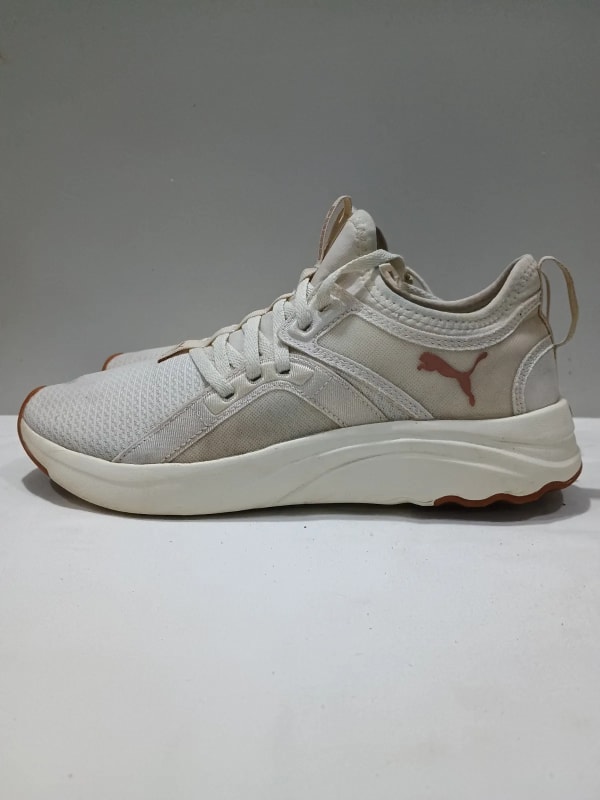 Puma Softride Women's Slip-On Running Shoes - Cream / Rose Gold