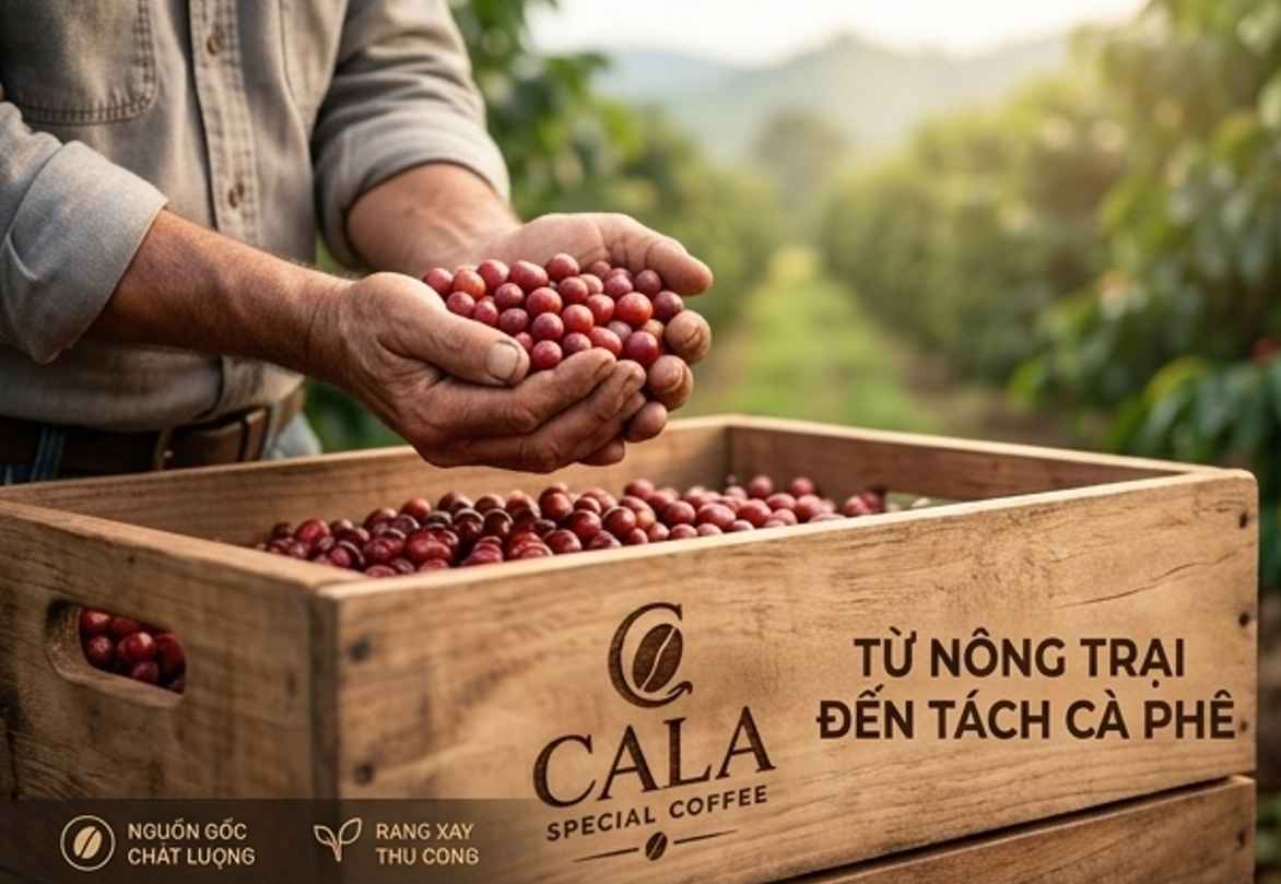 Từ quả cà phê đến hạt