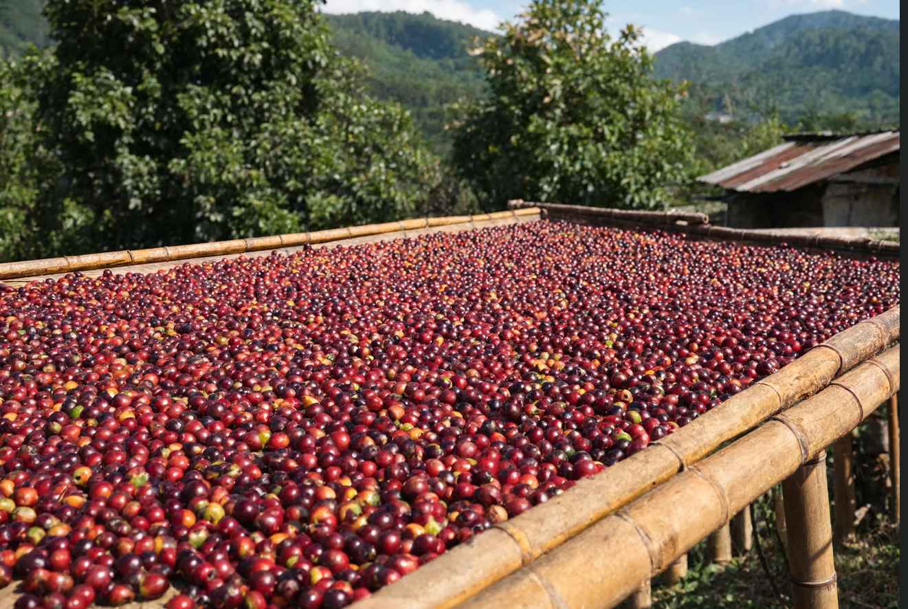 Mùa thu hoạch cà phê ở Việt Nam