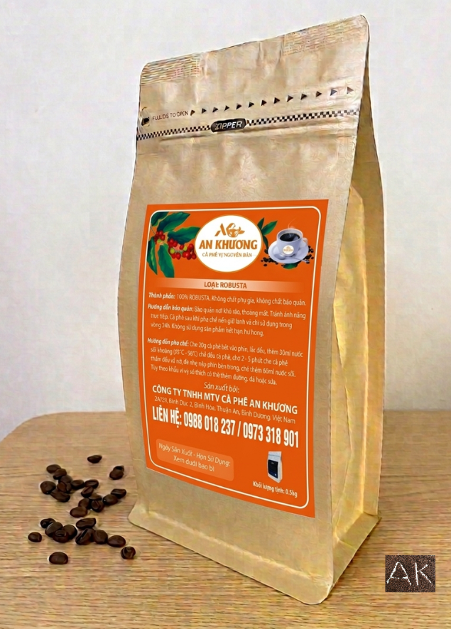 Túi cà phê Robusta An Khương