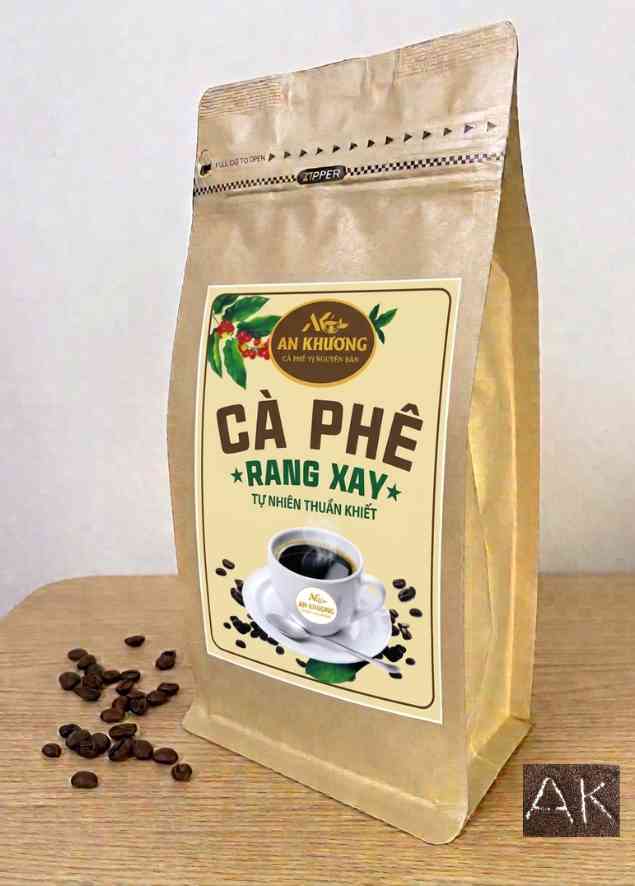 Packshot túi cà phê dòng Tiêu Chuẩn mặt trước
