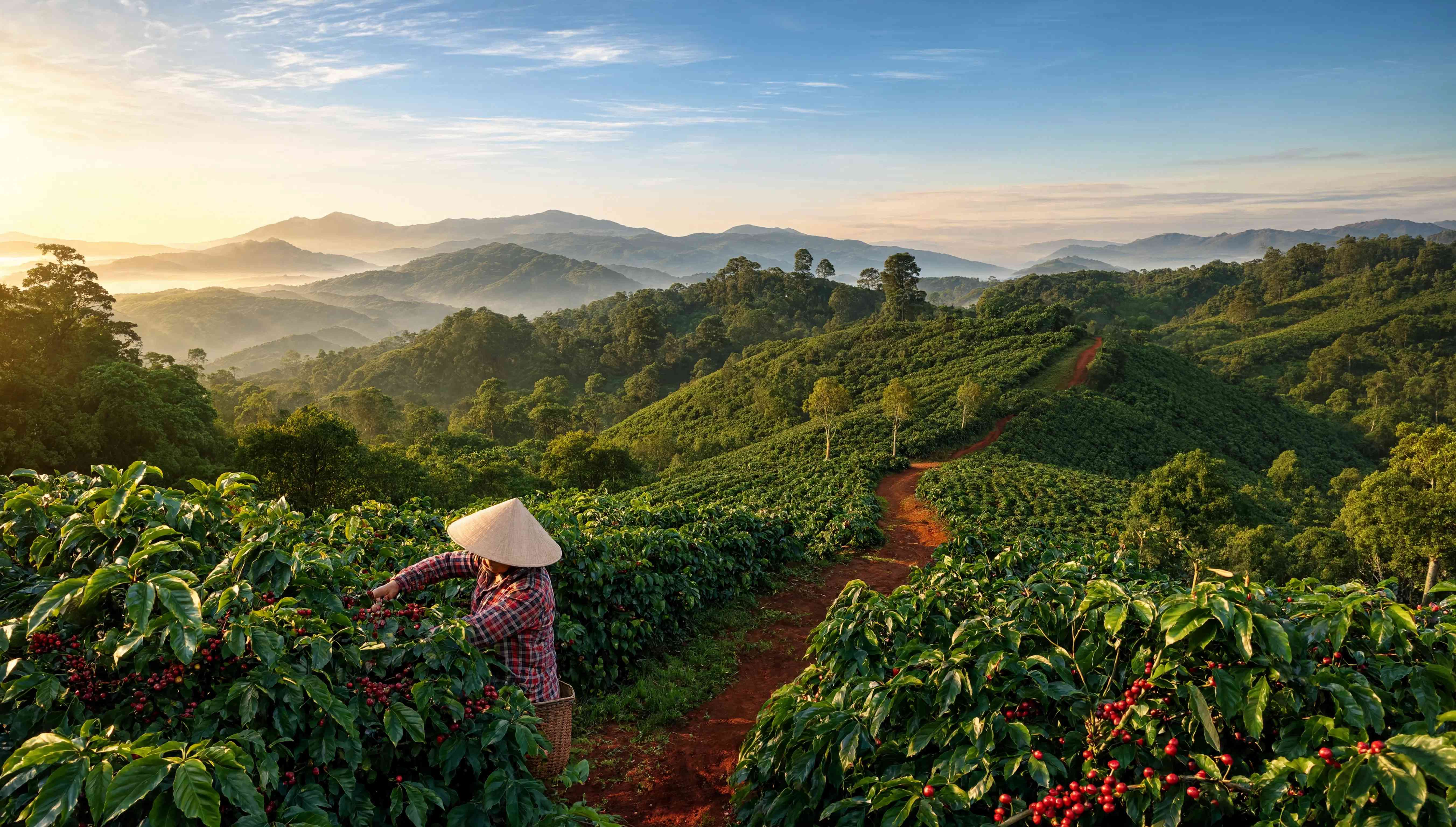Không gian cao nguyên cà phê