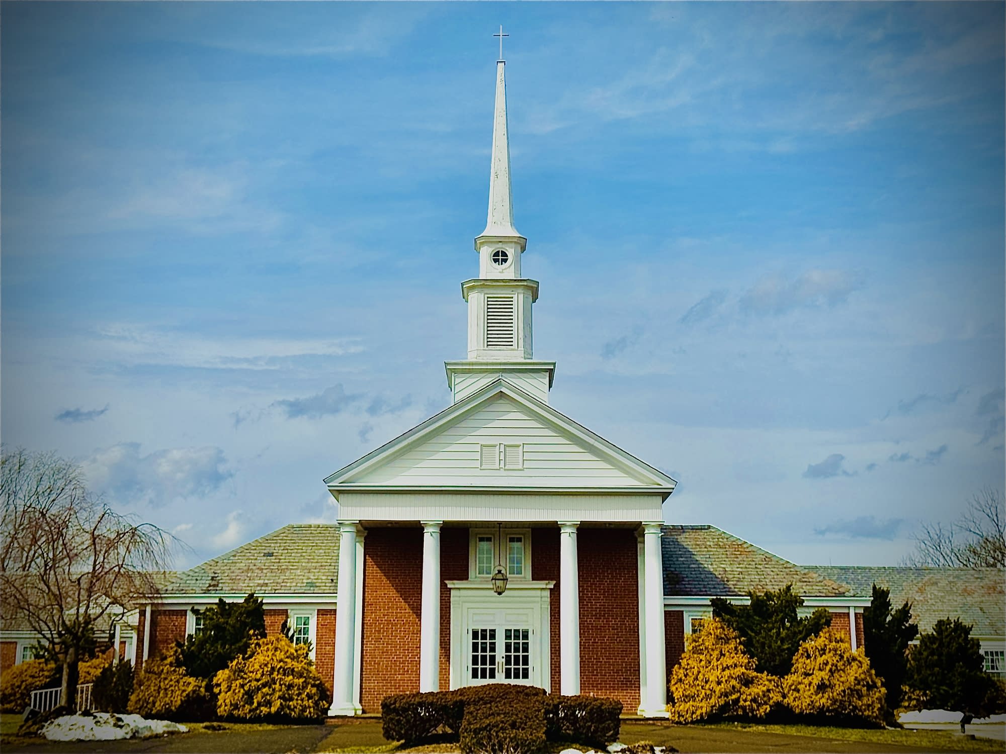 Word and Worship Center church building on Huntington Pike, Huntington Valley, PA