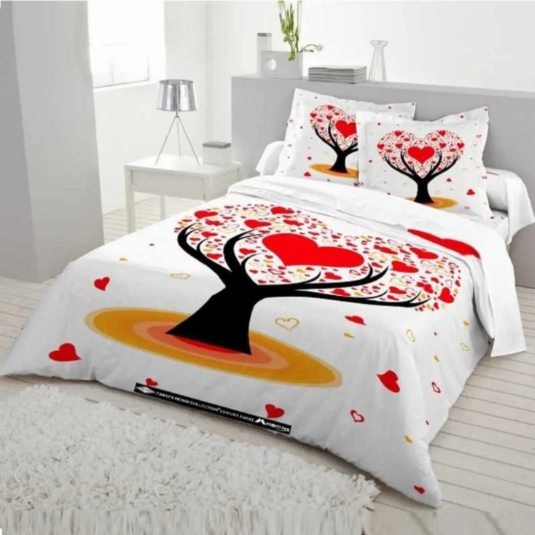 Luxury King size Bed Sheet with Matching Pillow covers