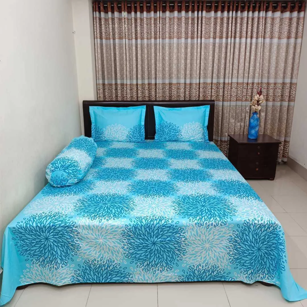 Luxury King size Bed Sheet with Matching Pillow covers