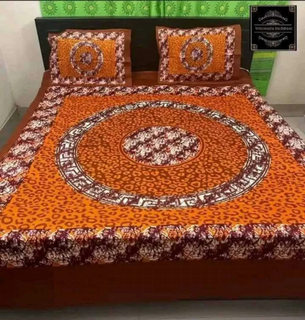 Luxury King size Bed Sheet with Matching Pillow covers