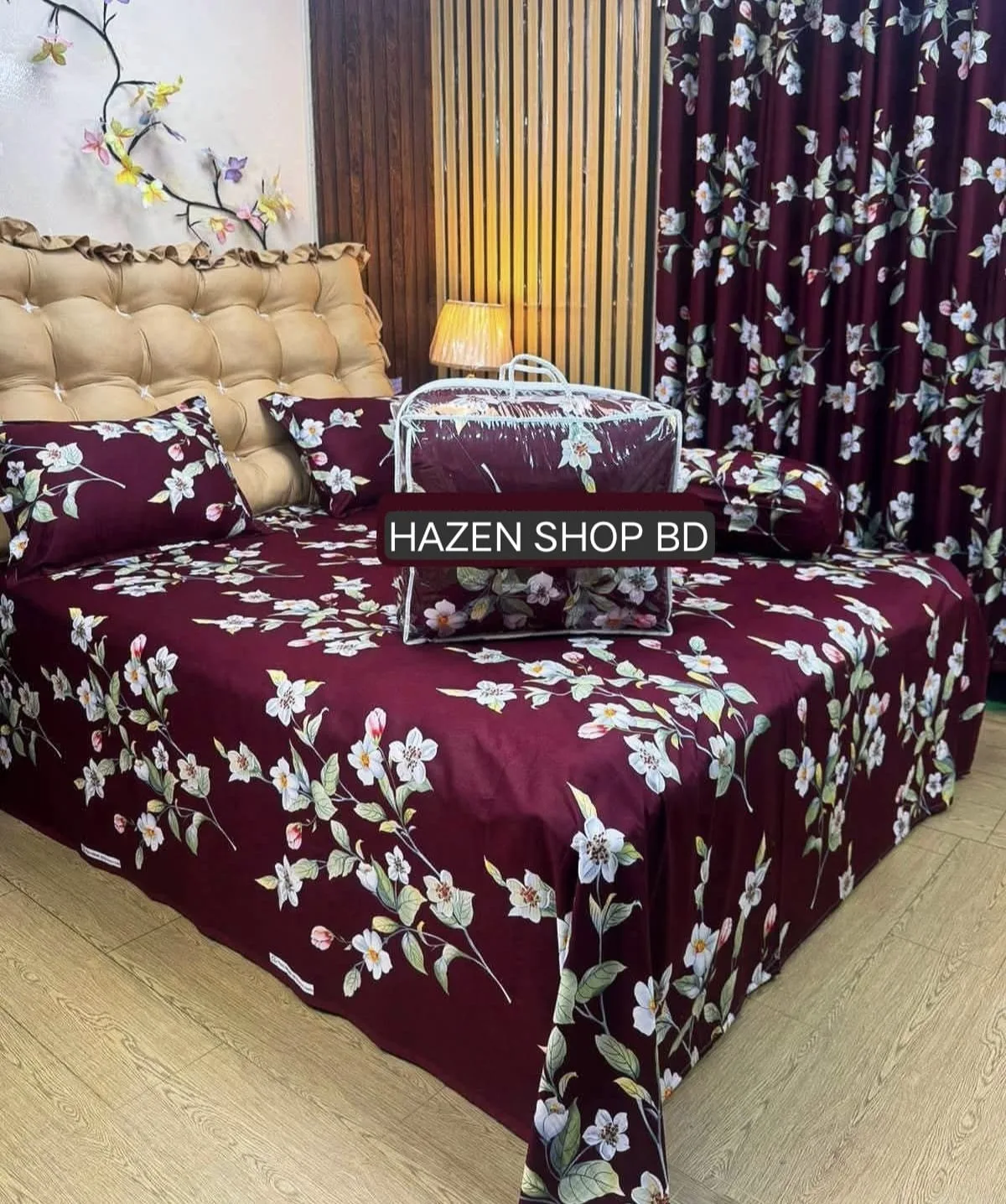 Premium Quality Twill Cotton Comforter 5 Pcs Set
