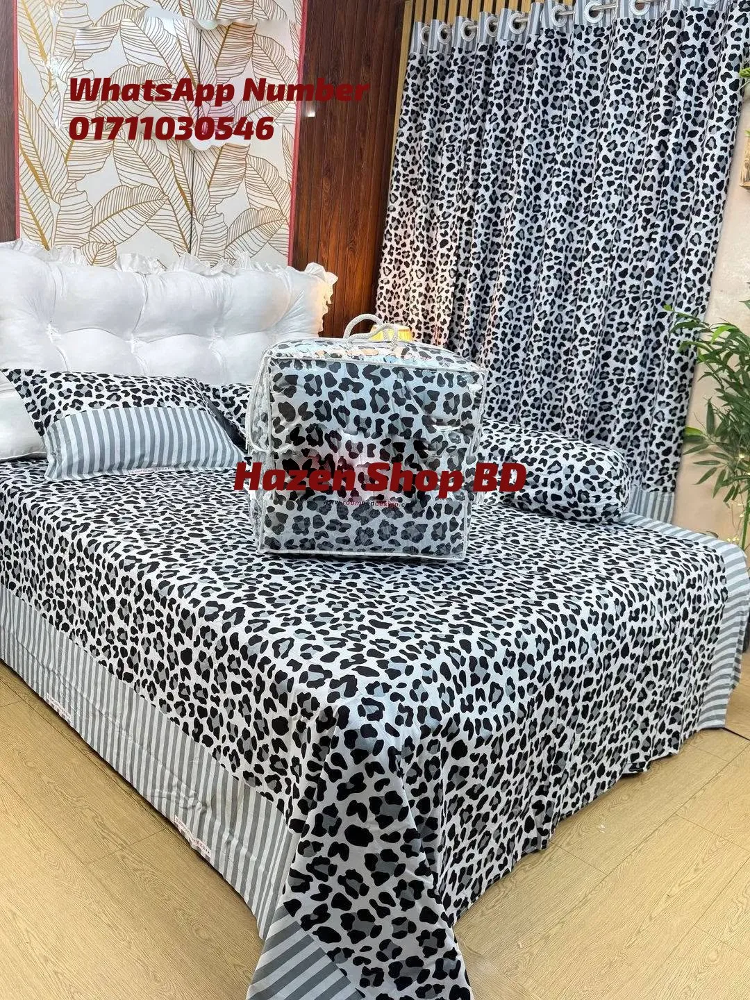 Premium Quality Twill Cotton Comforter 5 Pcs Set