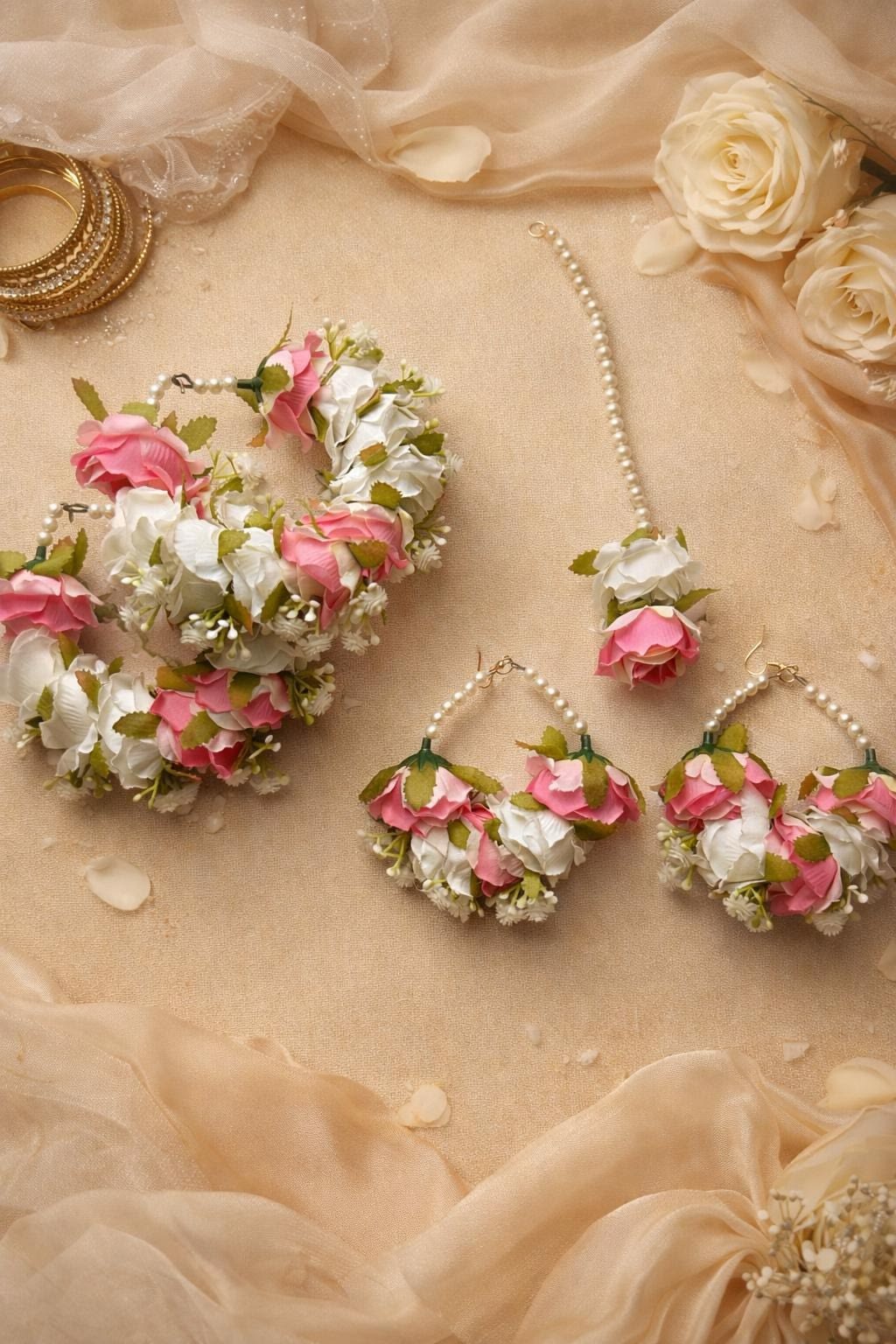 Pink And White Floral