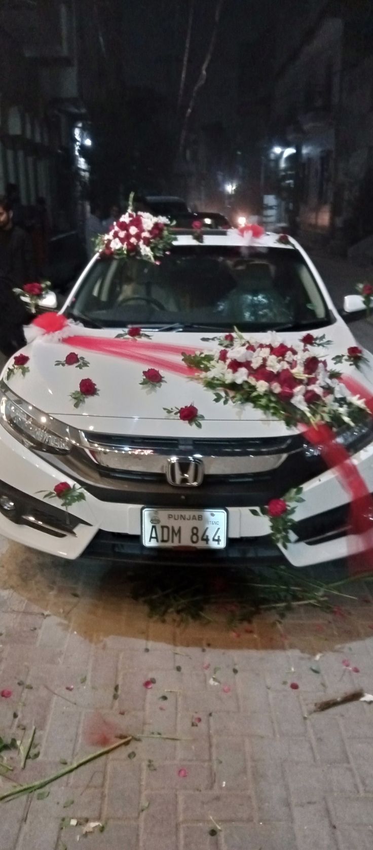 Luxury Wedding Car Garland