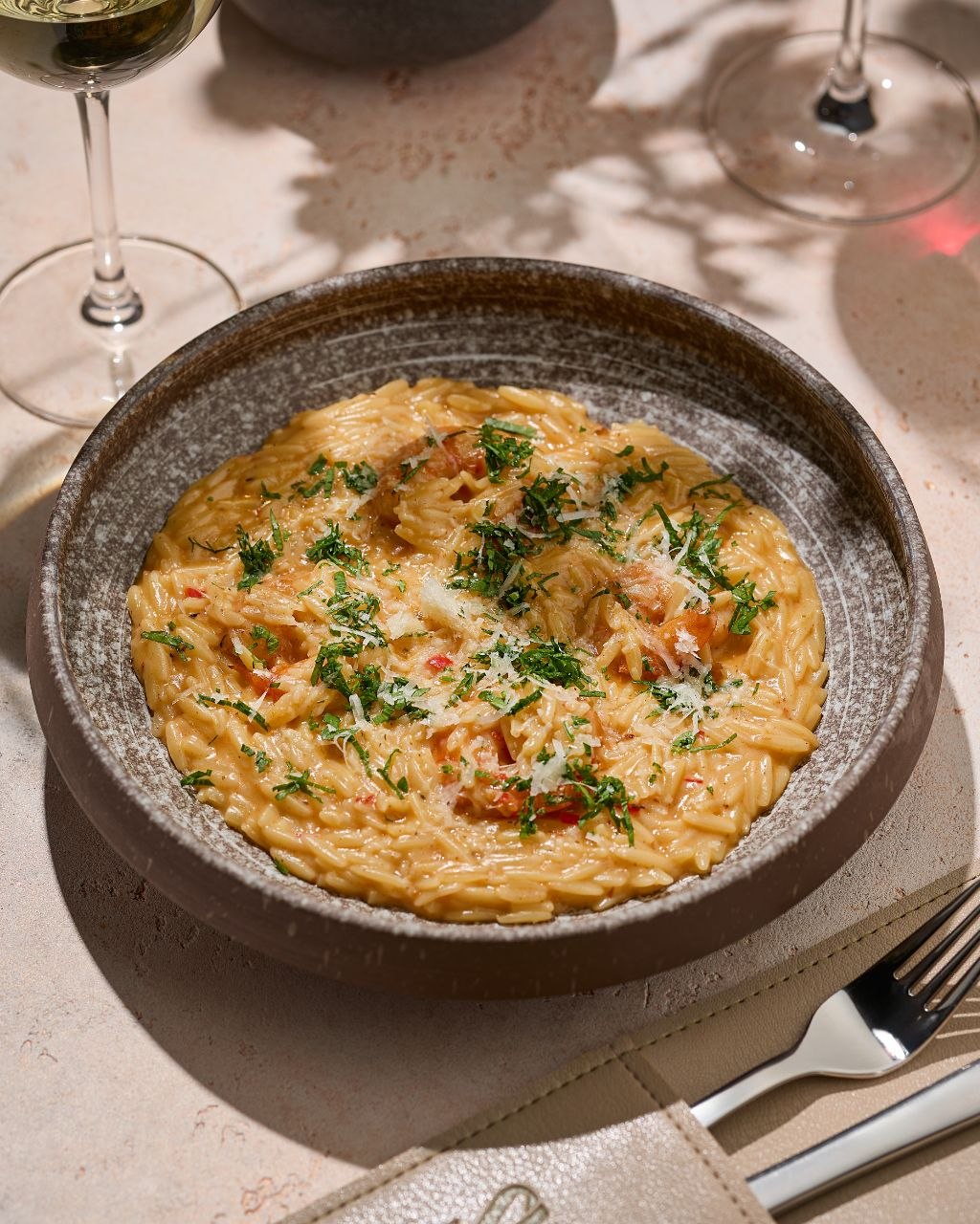 Orzo With Shrimp