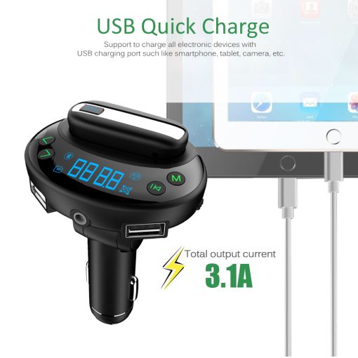 Onever Bluetooth Car Kit FM Transmitter - Image 2