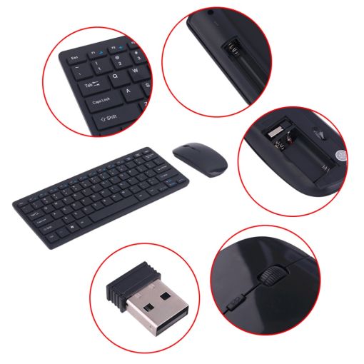Ebamaz 901A 2.4GHZ Keyboard Mouse Set - Image 5