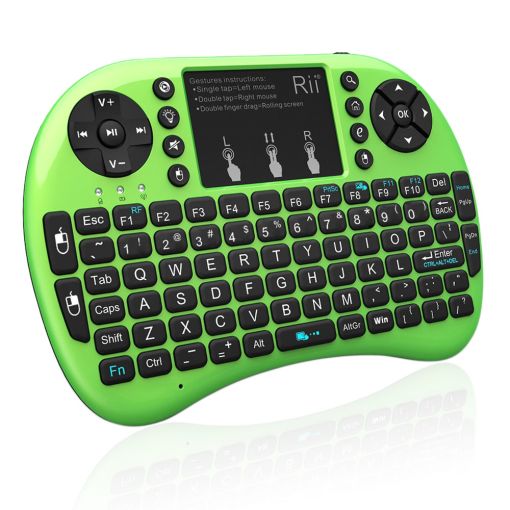 Rii i8+ 2.4G Mini Backlit Wireless Keyboard - Image 2
