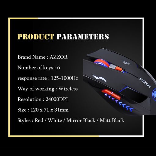 Azzor Aurora Eagle Gaming Mouse - Image 6