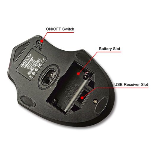 iMice LM501800BK Wireless Mouse - Image 6