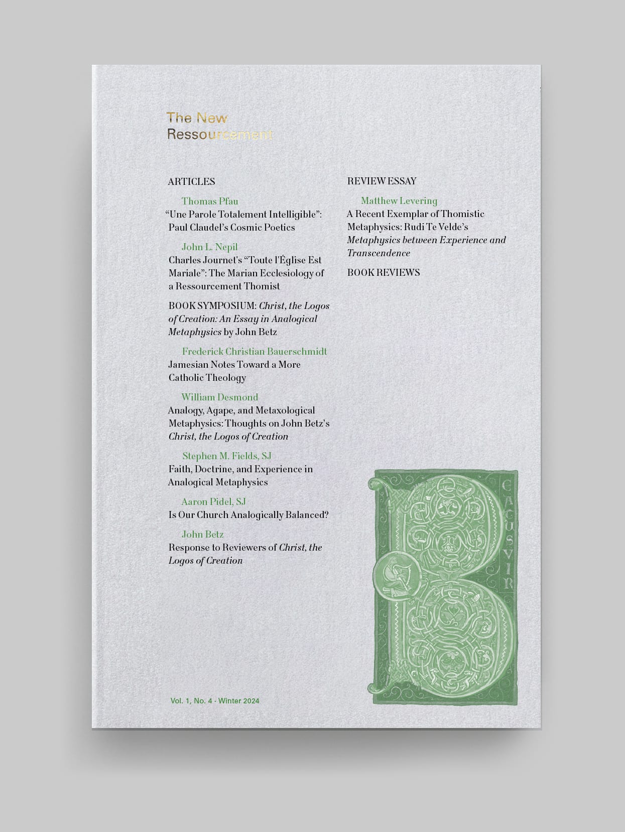 Winter 2024 Front Cover