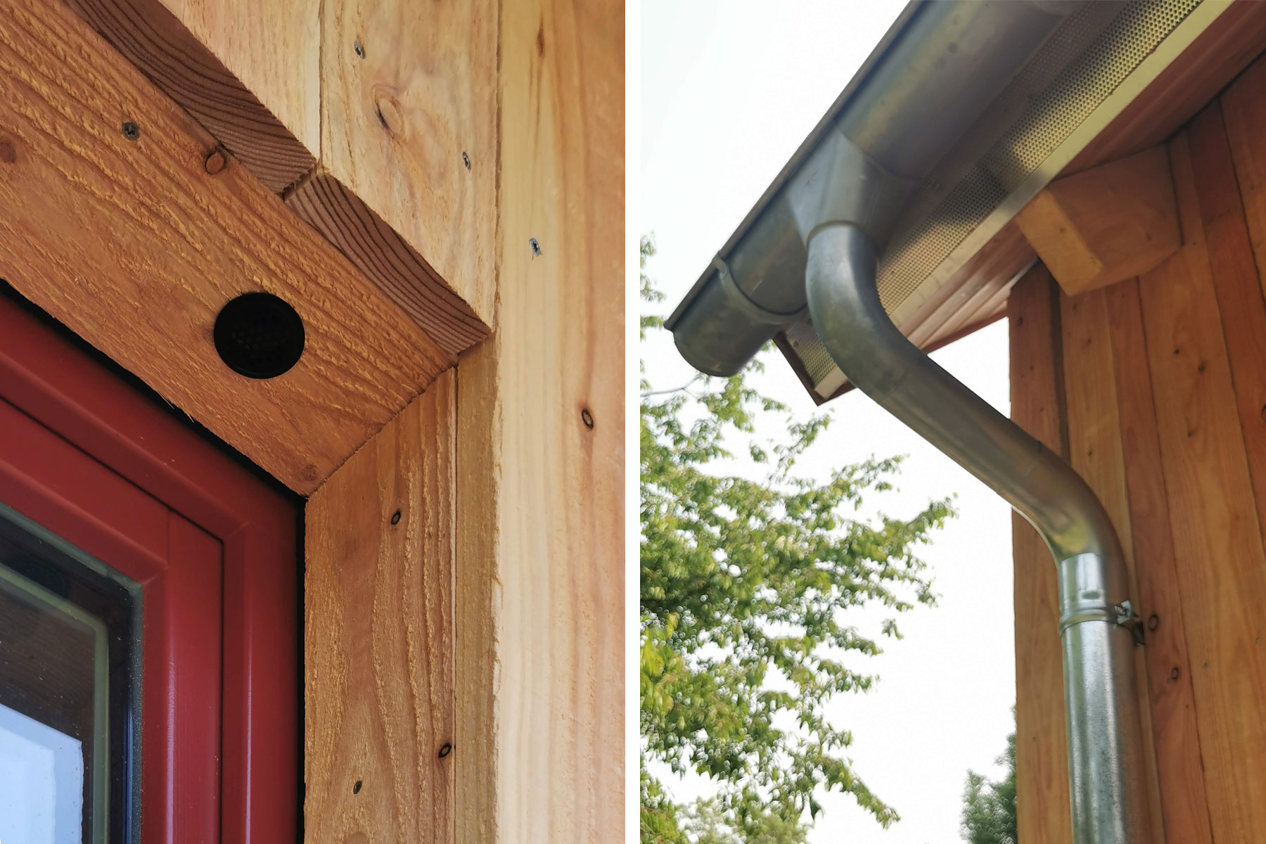 Holzrahmenbau Holzfassade