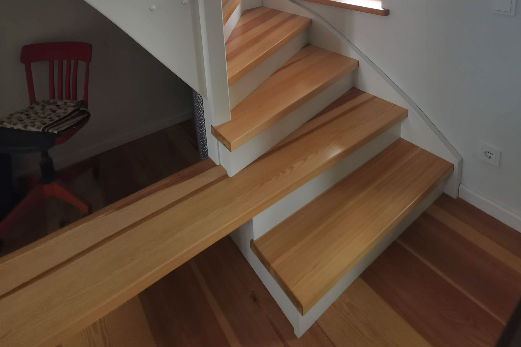 Holztreppe