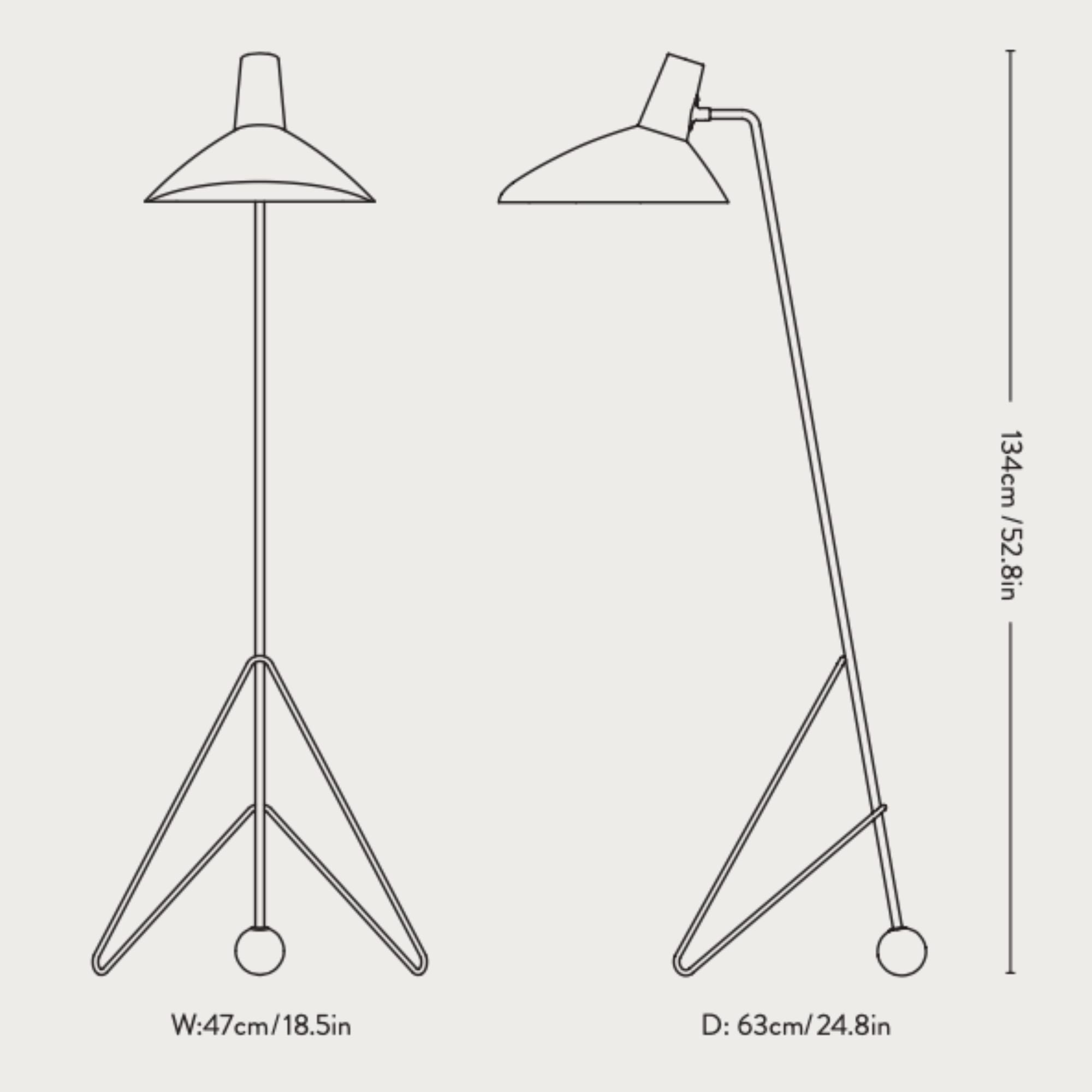 Wohnidee Luzern &Tradition Stehleuchte Tripod HM8 Produktgaleriebild 4