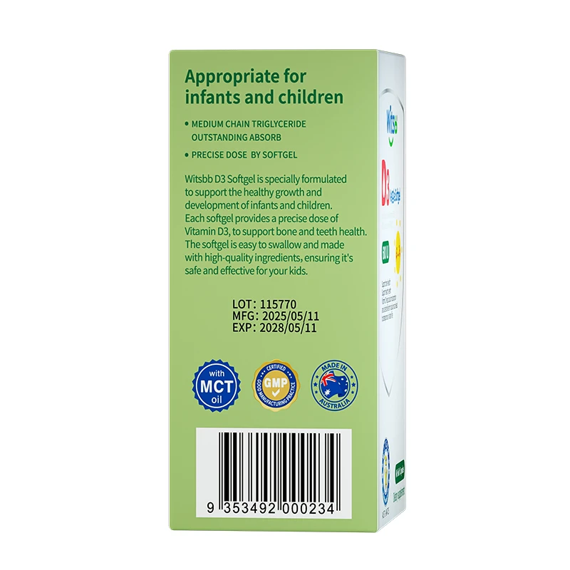 Witsbb Vitamin D3 Softgel view 2