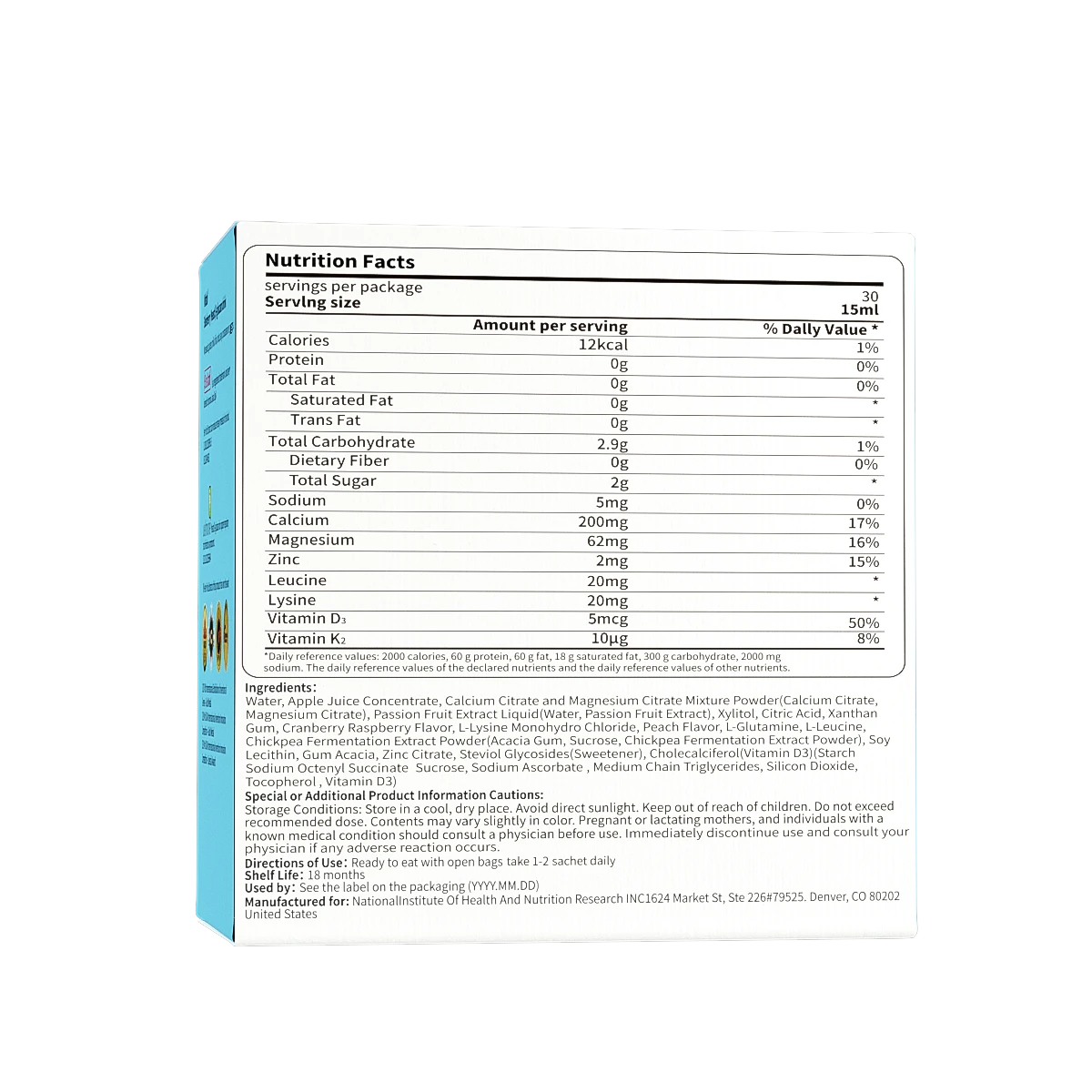Witsbb Elderberry Yeast β-Glucan Drink view 2