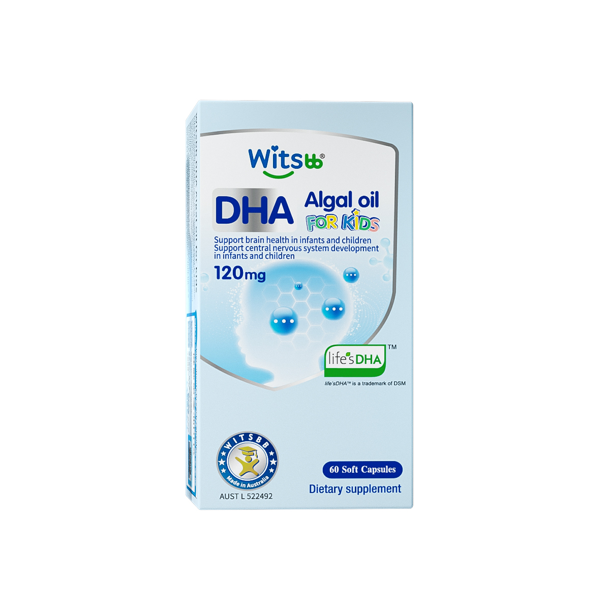 Witsbb DHA Algae Oil Capsules