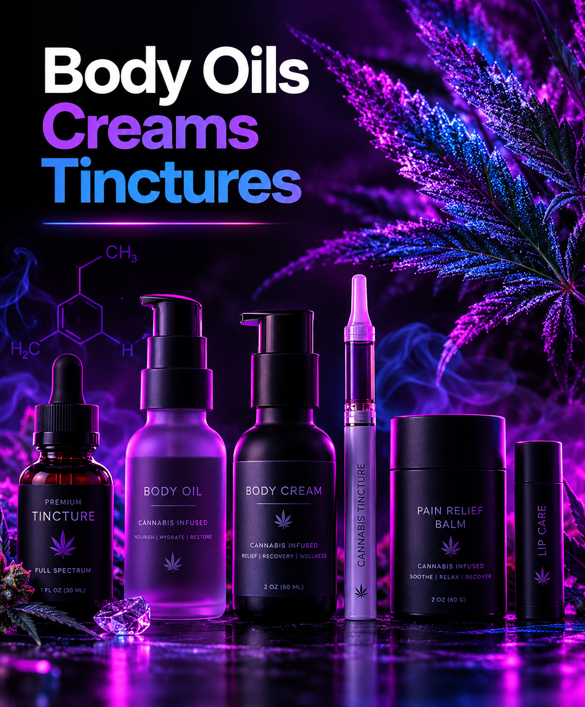 Cannabis wellness products at Kush Korner II Los Angeles