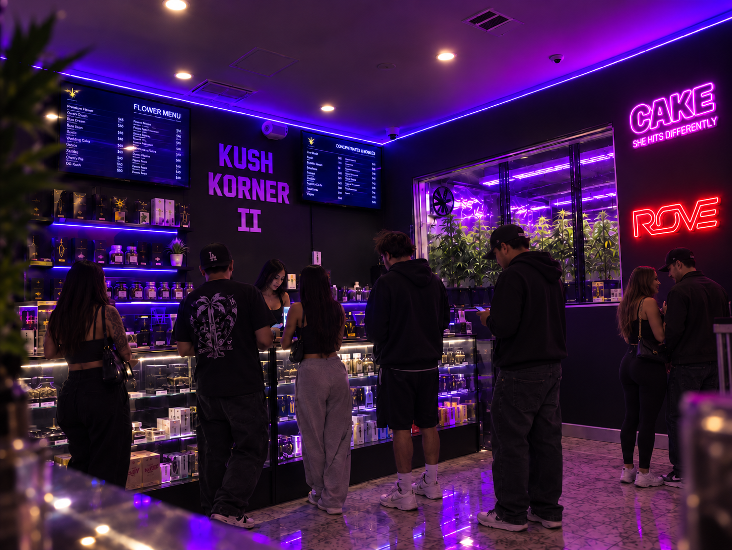 Kush Korner II female budtender
