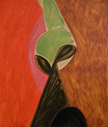 Painting by Wojciech Nowikowski - 2016 Series: Speleologist's bride