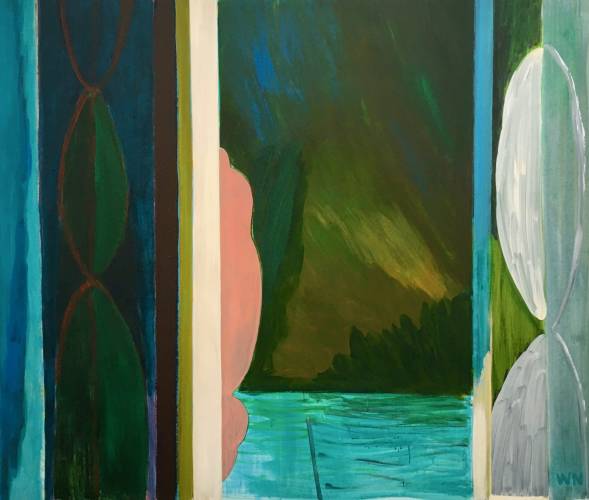 Painting by Wojciech Nowikowski - 2021-22 Series: Courtly Games