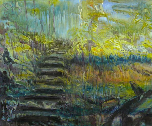 Painting by Wojciech Nowikowski - Danube (Remains II) 2011