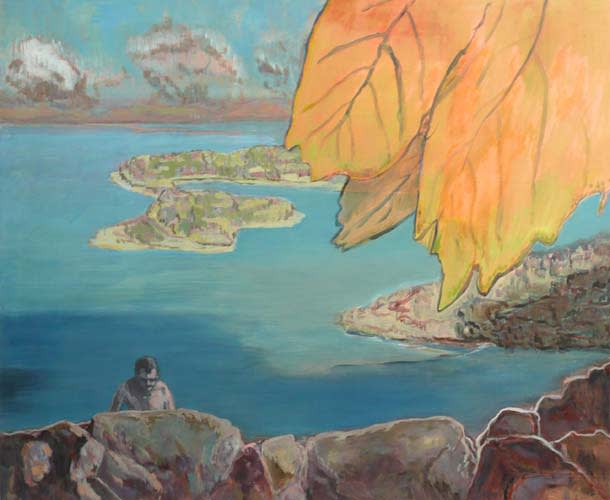 Painting by Wojciech Nowikowski - Sighting (Ridge) 2011