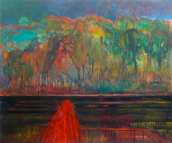 Painting by Wojciech Nowikowski - Sighting (Shelter) 2011